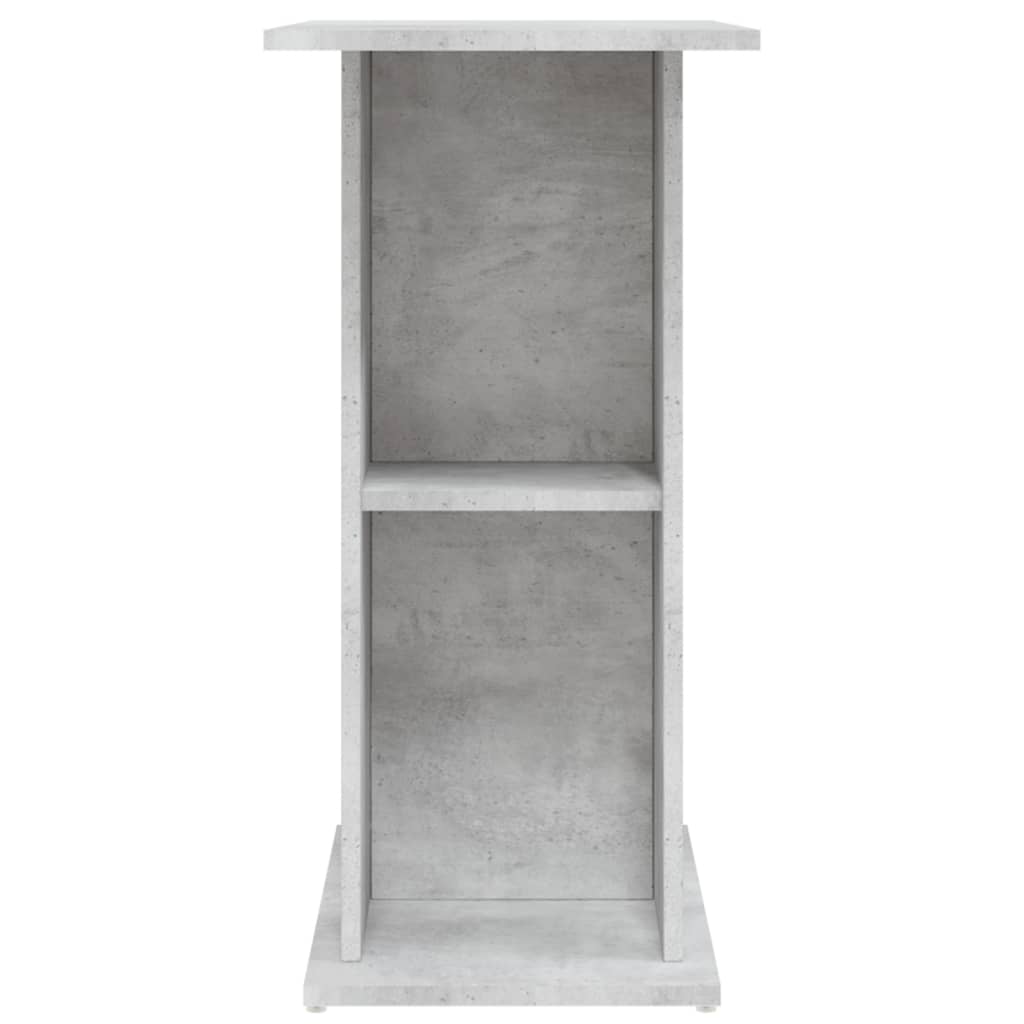 betonszürke szerelt fa akváriumi állvány 75x36x72,5 cm