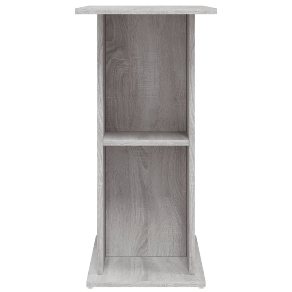 szürke sonoma szerelt fa akváriumi állvány 75x36x72,5 cm