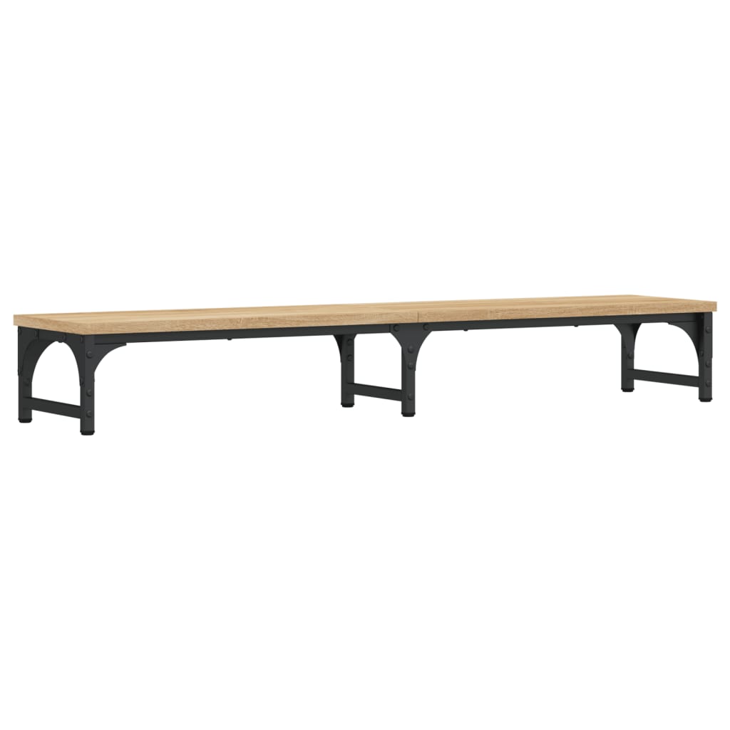 sonoma tölgy színű szerelt fa monitorállvány 105 x 23 x 15,5 cm