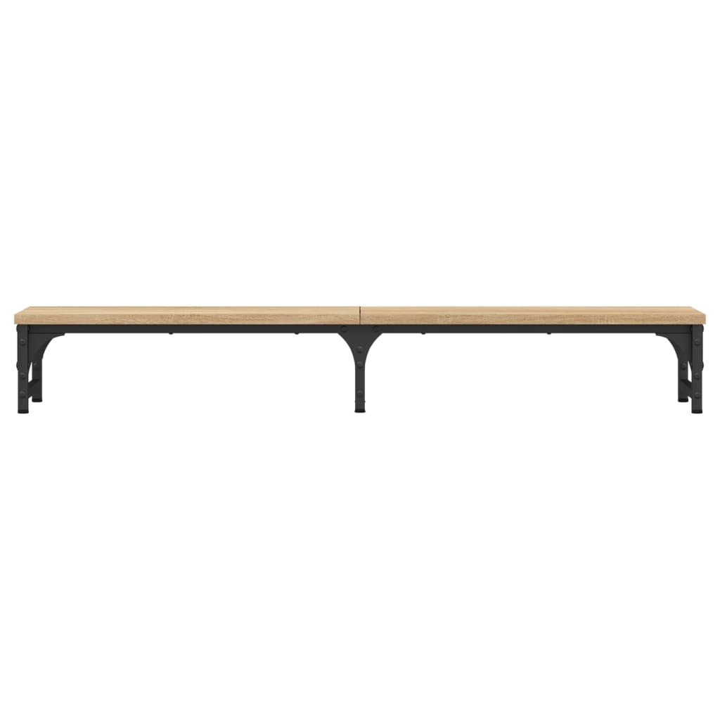 sonoma tölgy színű szerelt fa monitorállvány 105 x 23 x 15,5 cm