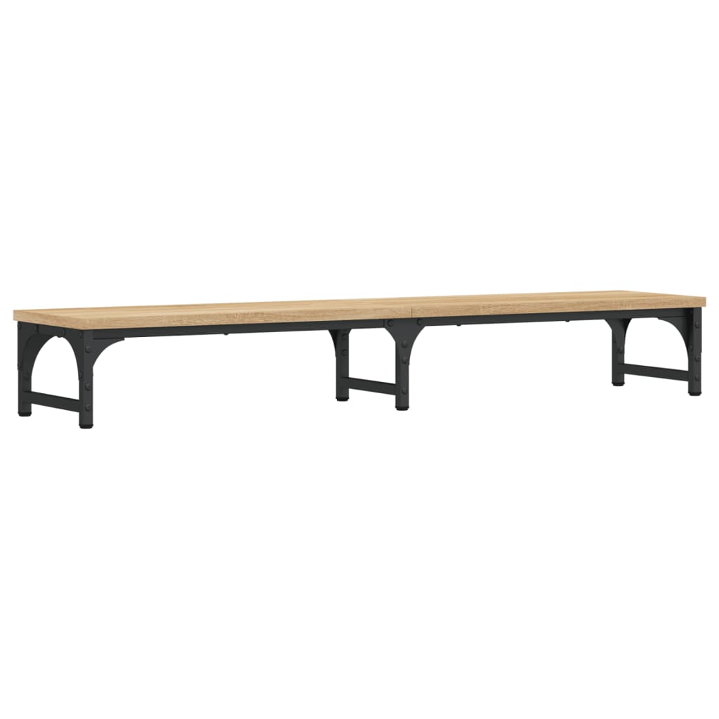 sonoma tölgy színű szerelt fa monitorállvány 105 x 23 x 15,5 cm
