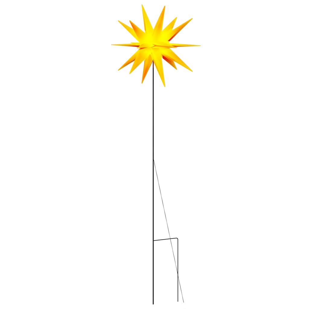összecsukható tüskés sárga karácsonyi lámpa LED-del 57 cm