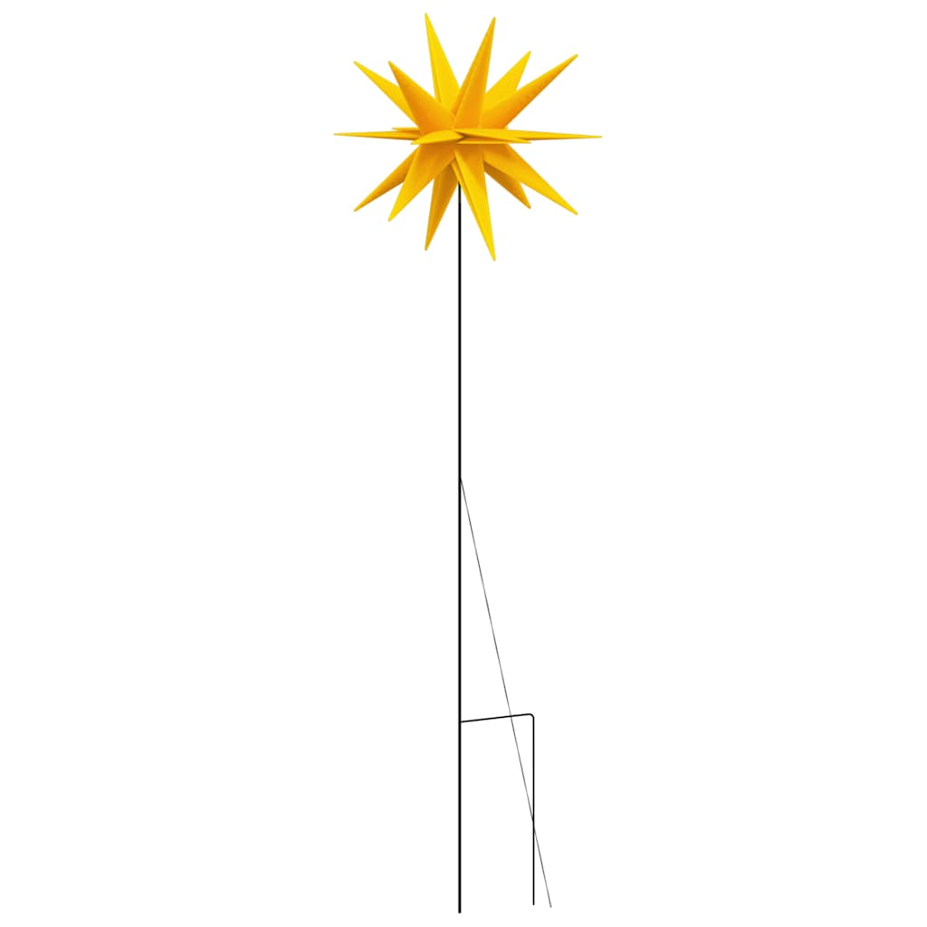 összecsukható tüskés sárga karácsonyi lámpa LED-del 57 cm