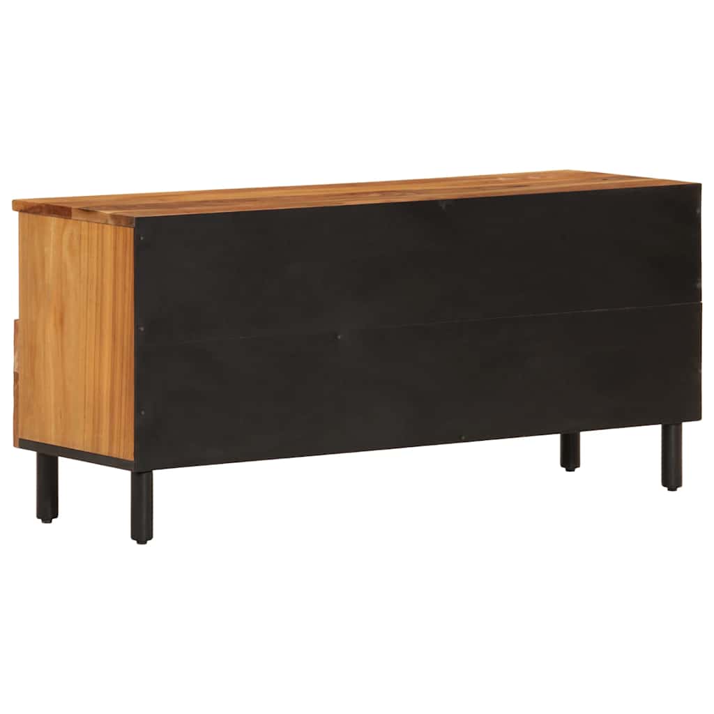tömör akácfa és szerelt fa TV-szekrény 100 x 33 x 46 cm