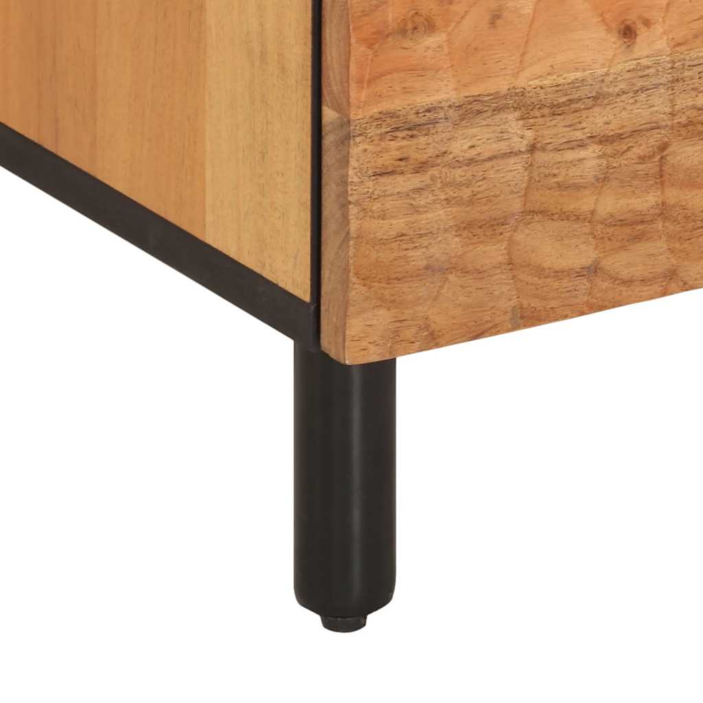 tömör akácfa és szerelt fa TV-szekrény 100 x 33 x 46 cm