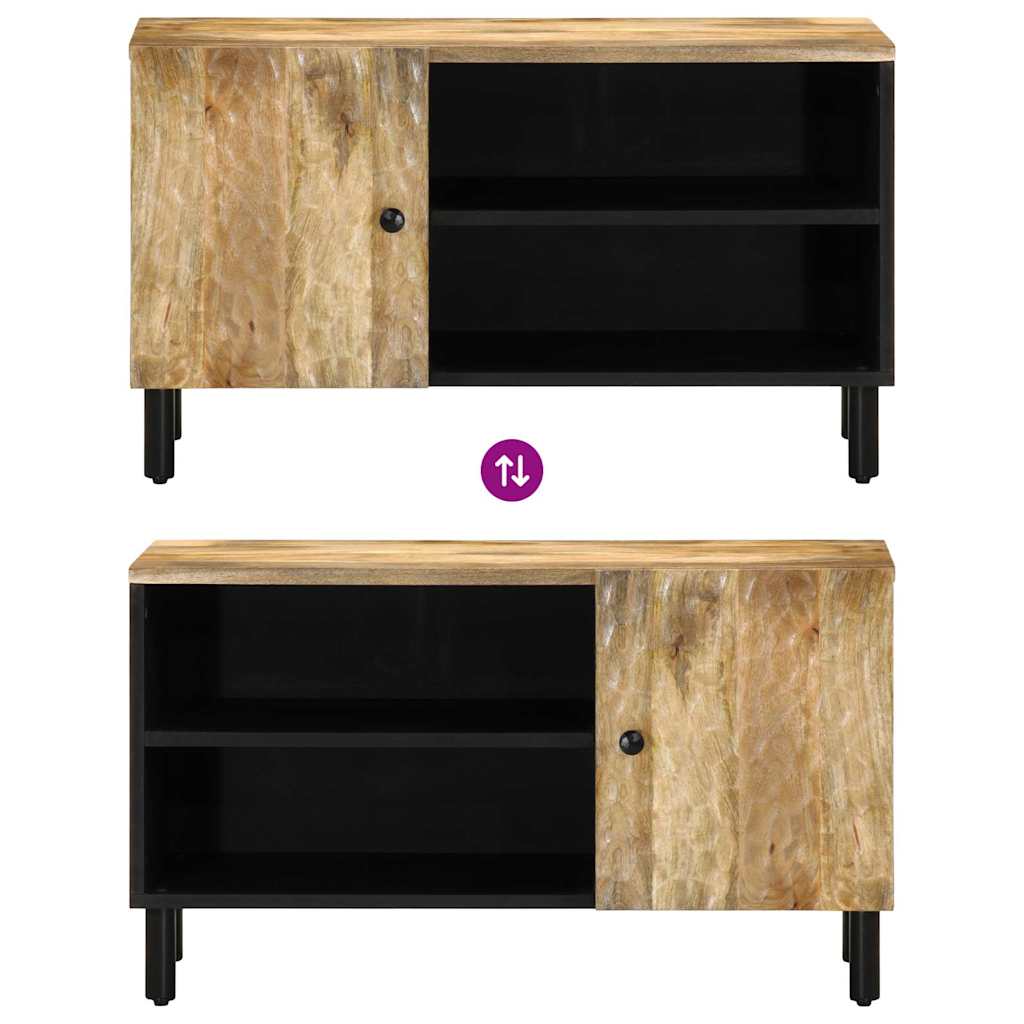 tömör mangófa TV-szekrény 80 x 31 x 46 cm