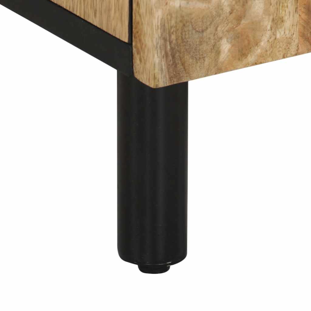 tömör mangófa TV-szekrény 80 x 31 x 46 cm