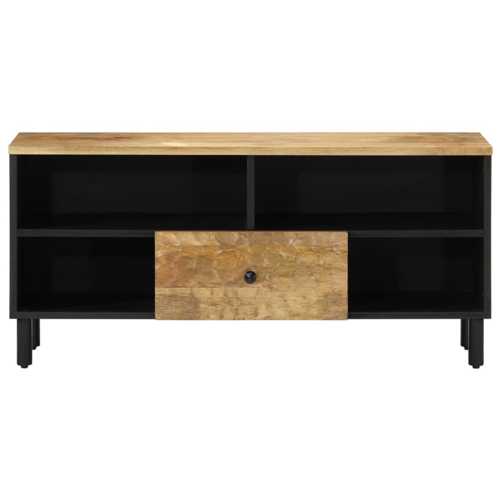 tömör mangófa TV-szekrény 100 x 33 x 46 cm