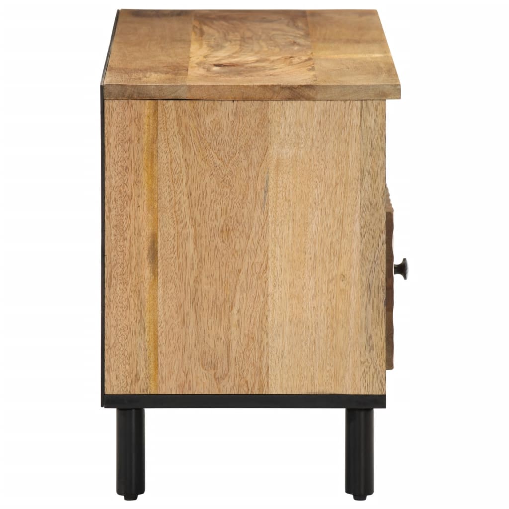 tömör mangófa TV-szekrény 100 x 33 x 46 cm