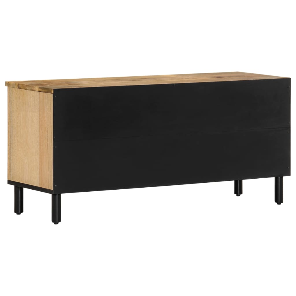 tömör mangófa TV-szekrény 100 x 33 x 46 cm