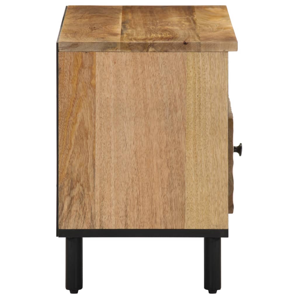 tömör mangófa TV-szekrény 80 x 33 x 46 cm