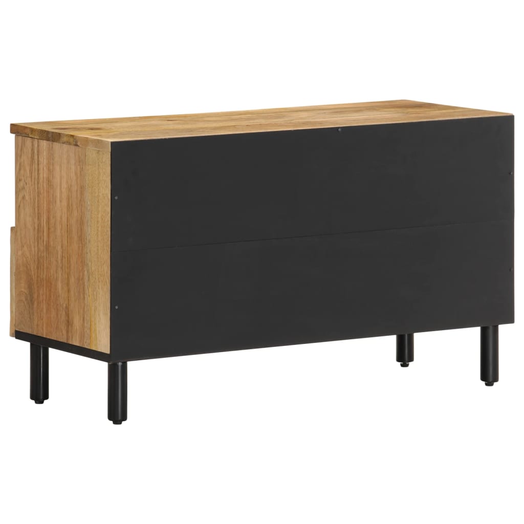 tömör mangófa TV-szekrény 80 x 33 x 46 cm