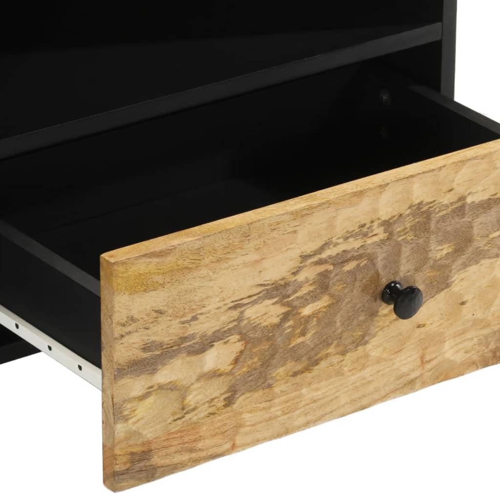 tömör mangófa TV-szekrény 80 x 33 x 46 cm