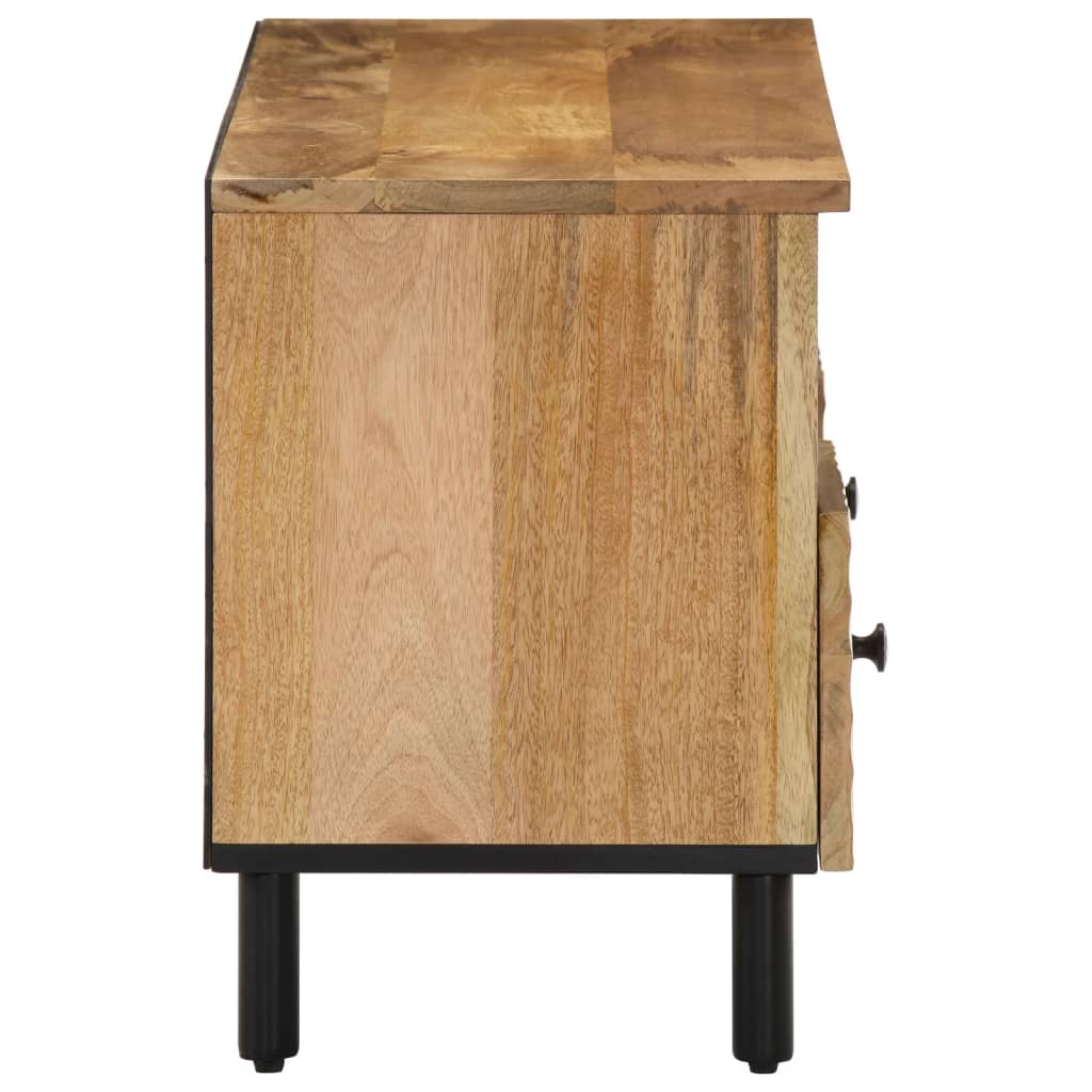tömör mangófa TV-szekrény 100 x 33 x 46 cm