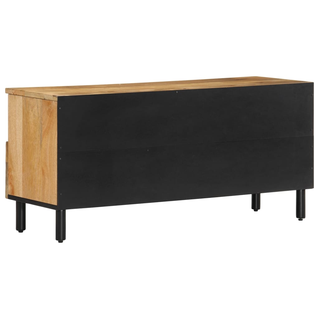 tömör mangófa TV-szekrény 100 x 33 x 46 cm