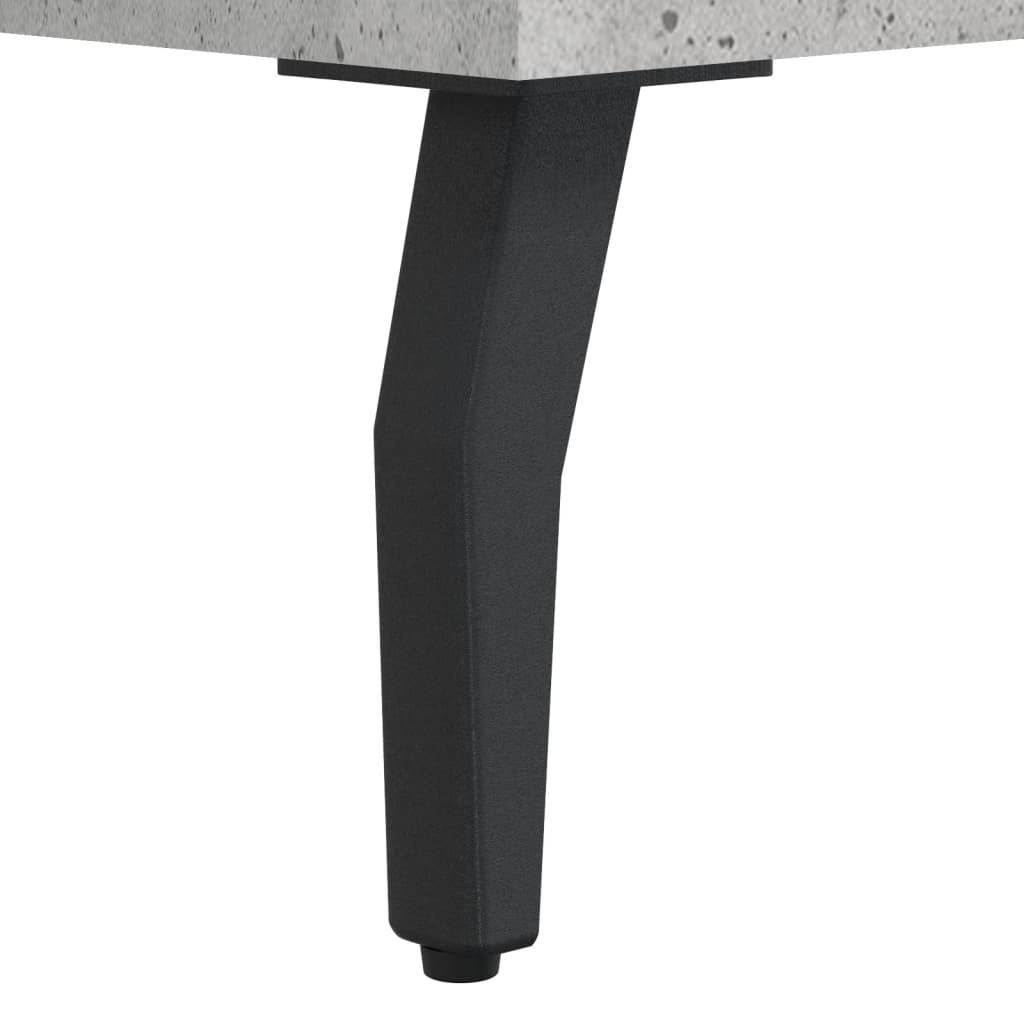 betonszürke szerelt fa magasszekrény 69,5 x 31 x 115 cm