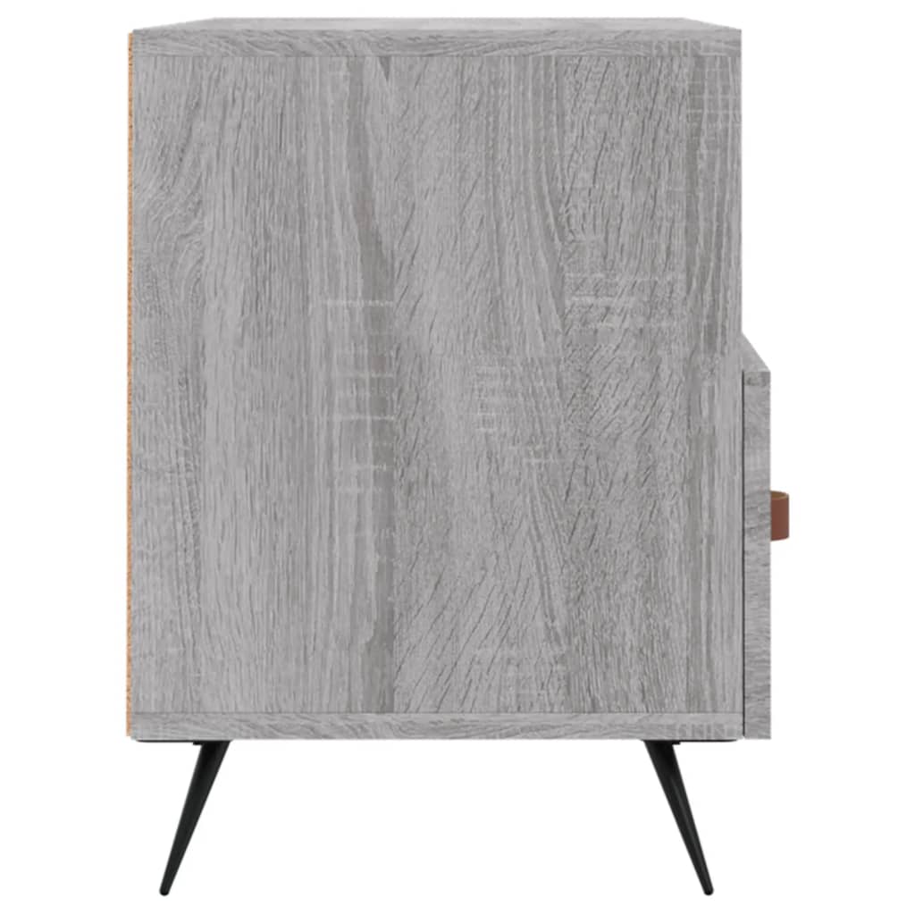 szürke sonoma színű szerelt fa TV-szekrény 80x36x50 cm