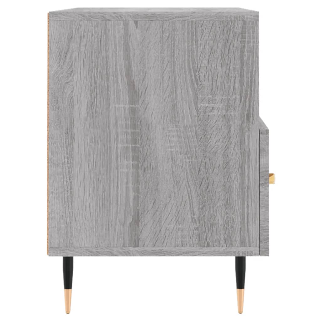 szürke sonoma színű szerelt fa TV-szekrény 80x36x50 cm