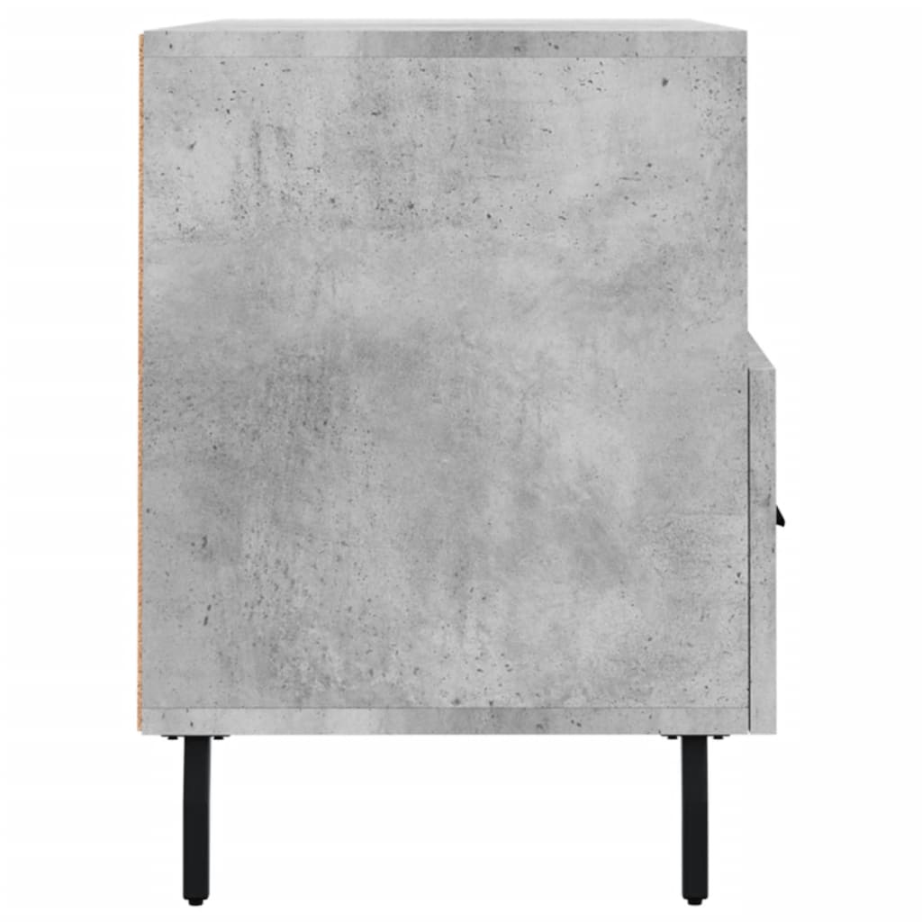 betonszürke szerelt fa TV-szekrény 80 x 36 x 50 cm