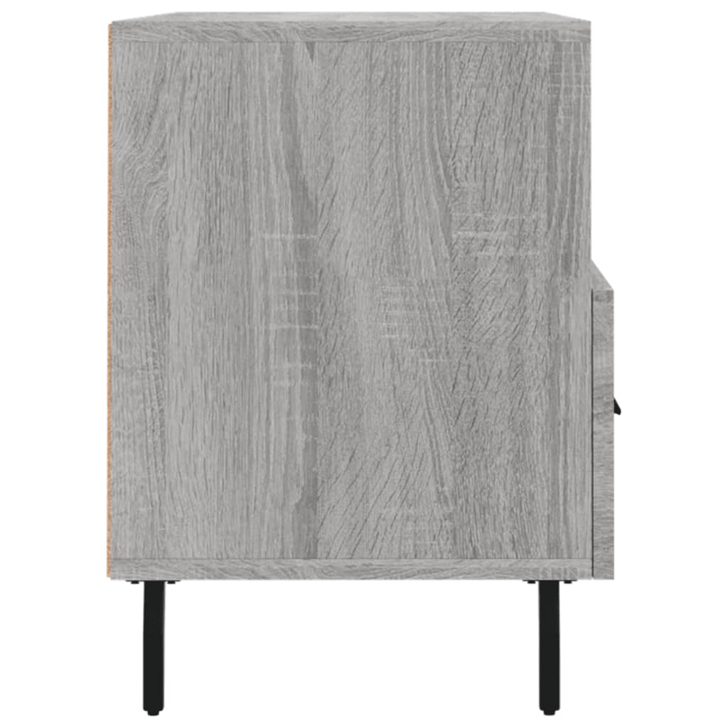 szürke sonoma színű szerelt fa TV-szekrény 80x36x50 cm