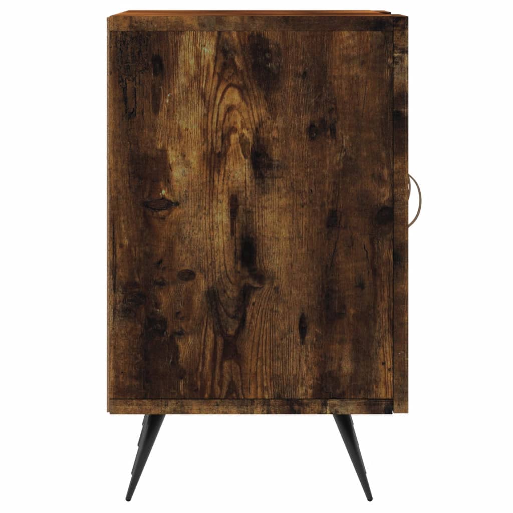 füstös tölgy színű szerelt fa TV-szekrény 150 x 30 x 44,5 cm