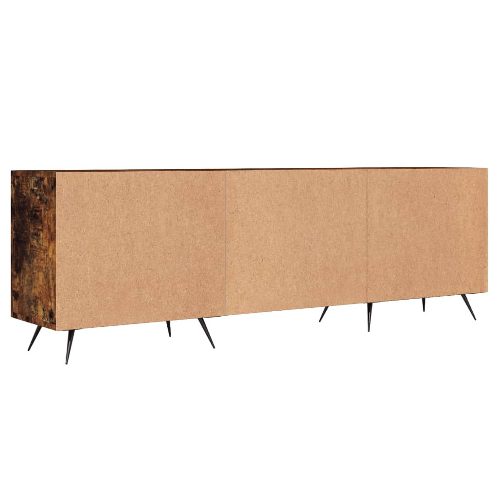 füstös tölgy színű szerelt fa TV-szekrény 150 x 30 x 44,5 cm