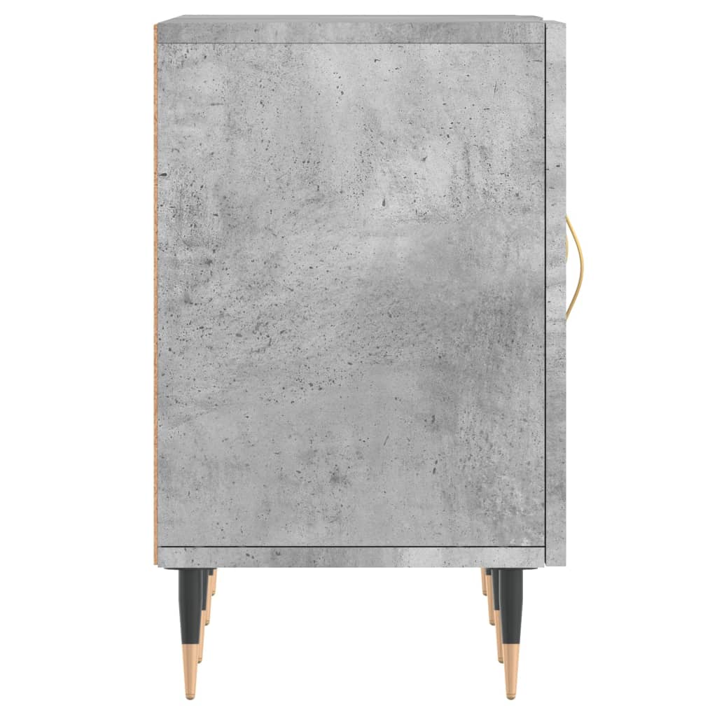betonszürke szerelt fa TV-szekrény 150 x 30 x 50 cm