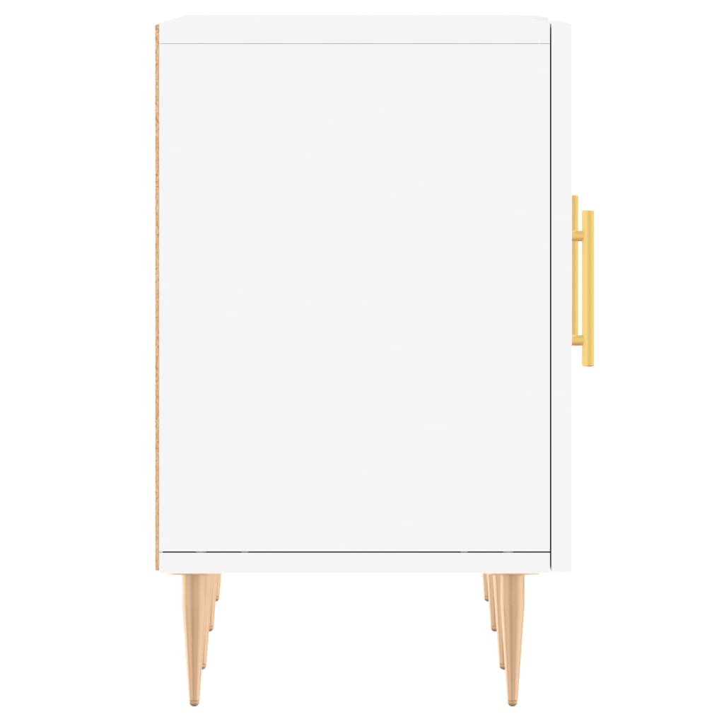 fehér szerelt fa TV-szekrény 150 x 30 x 50 cm