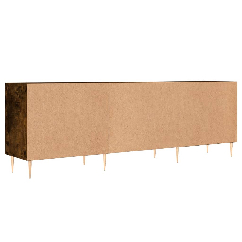 füstös tölgy színű szerelt fa TV-szekrény 150 x 30 x 44,5 cm