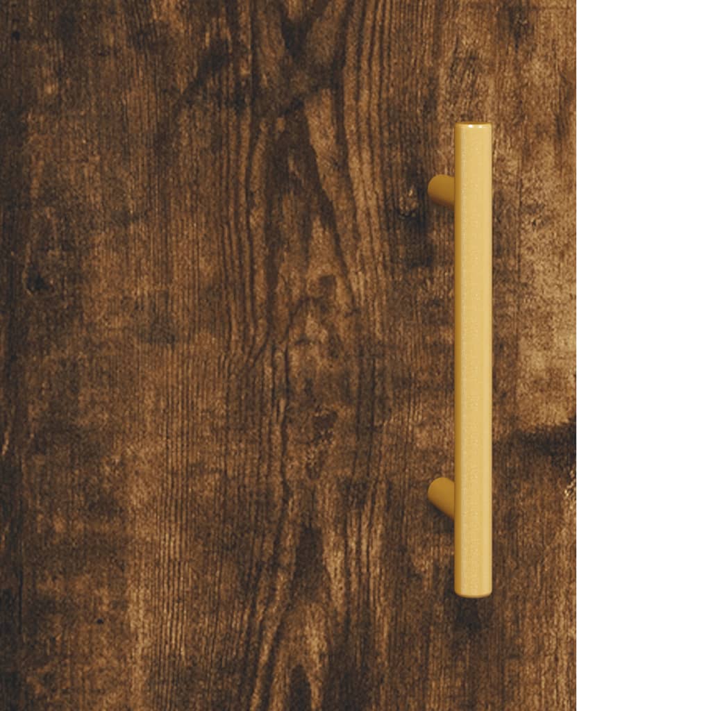 füstös tölgy színű szerelt fa TV-szekrény 150 x 30 x 44,5 cm