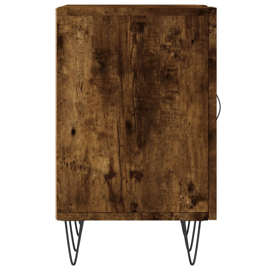 füstös tölgy színű szerelt fa TV-szekrény 150 x 30 x 44,5 cm