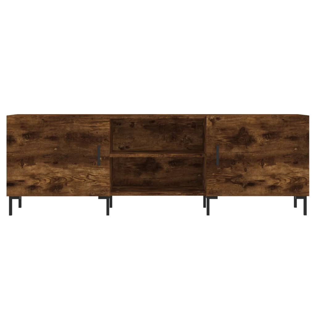 füstös tölgy színű szerelt fa TV-szekrény 150 x 30 x 44,5 cm