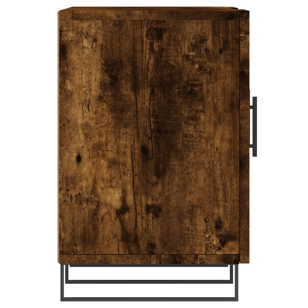 füstös tölgy színű szerelt fa TV-szekrény 150 x 30 x 44,5 cm