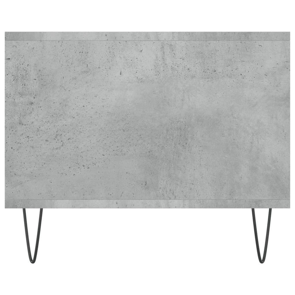 betonszürke szerelt fa dohányzóasztal 102 x 50 x 40 cm