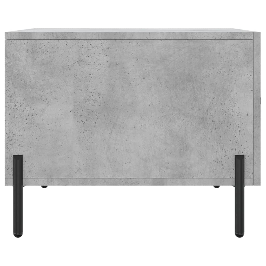 2 db betonszürke szerelt fa dohányzóasztal 50 x 50 x 40 cm