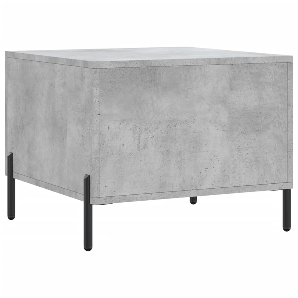 2 db betonszürke szerelt fa dohányzóasztal 50 x 50 x 40 cm