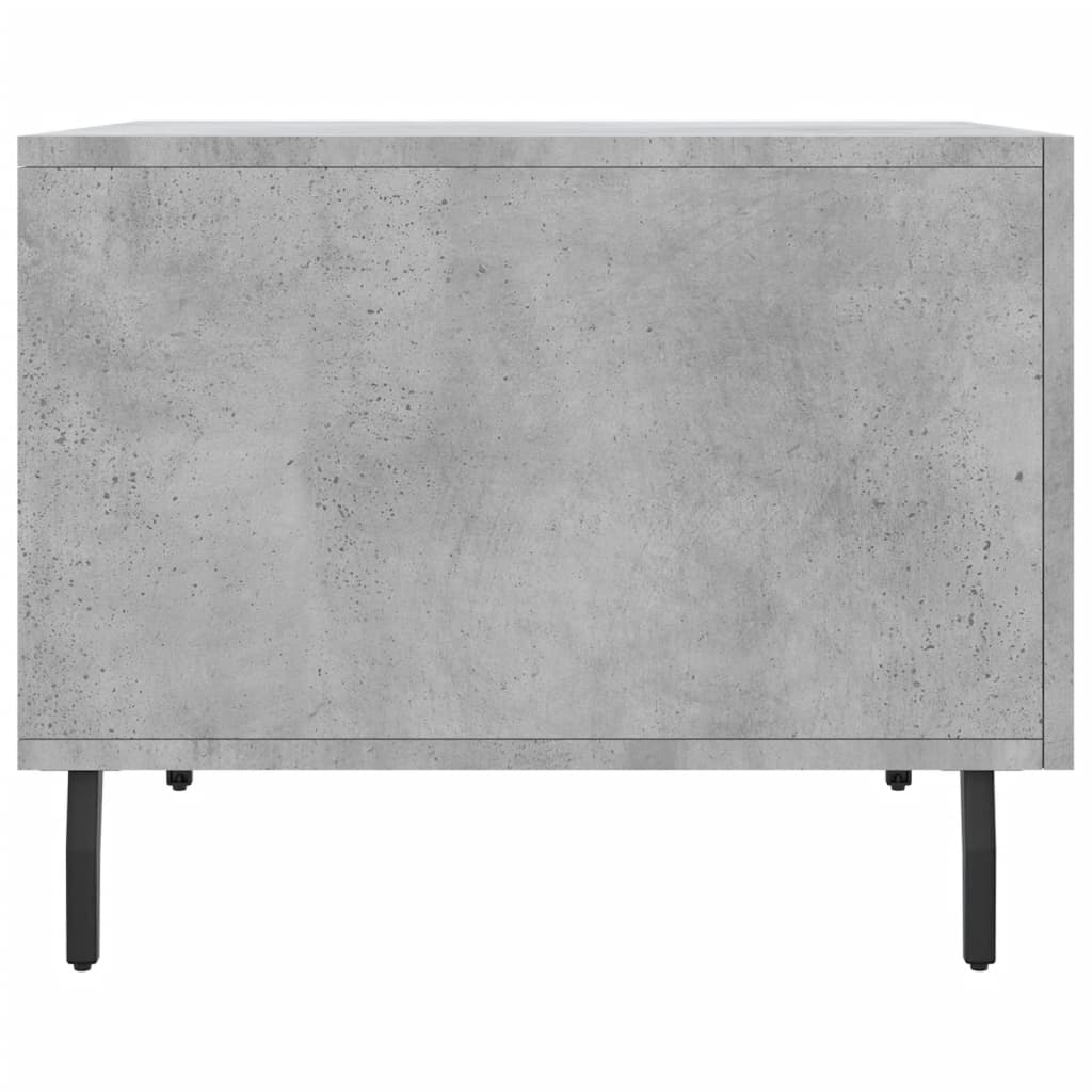 2 db betonszürke szerelt fa dohányzóasztal 50 x 50 x 40 cm