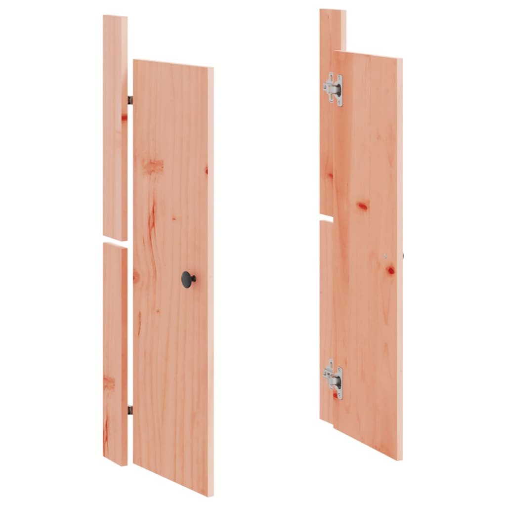 2 db tömör duglászfenyő MEPPEL kültéri konyhaszekrény ajtó 50x9x82 cm