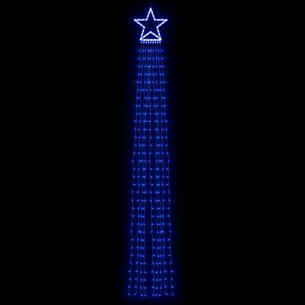 kék 320 LED-es karácsonyfafüzér 375 cm