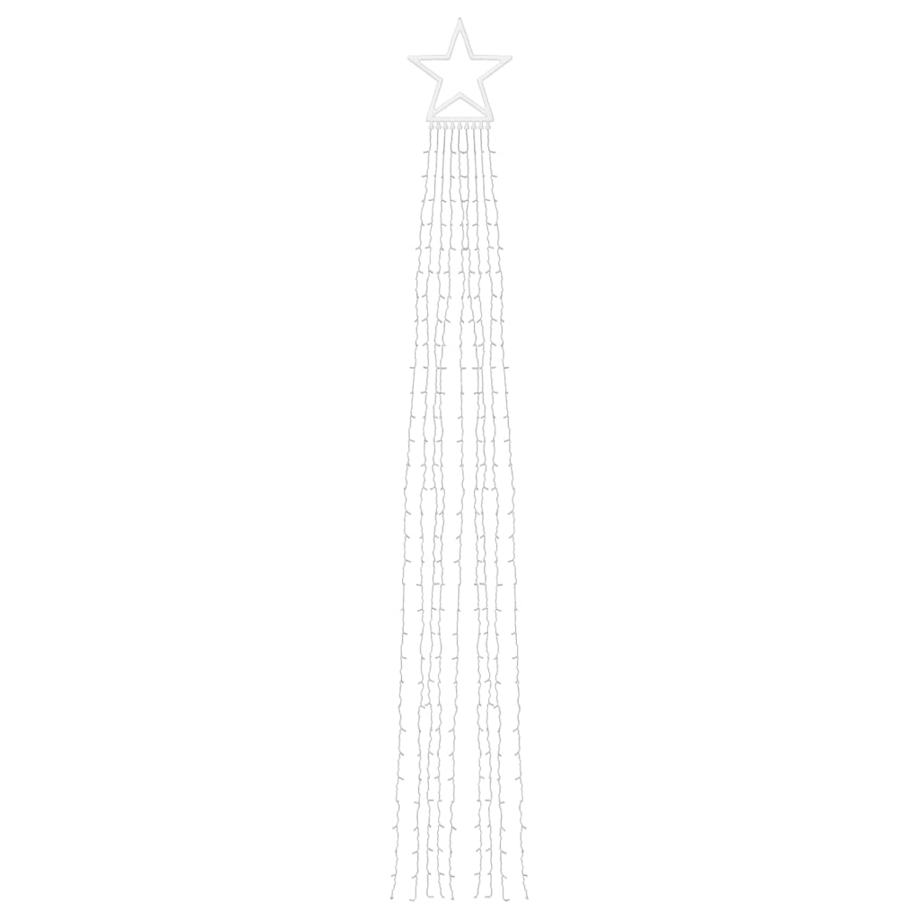 kék 320 LED-es karácsonyfafüzér 375 cm