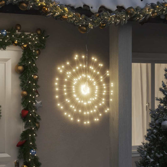 4 db karácsonyi meleg fehér csillagfény 140 db LED 17 cm