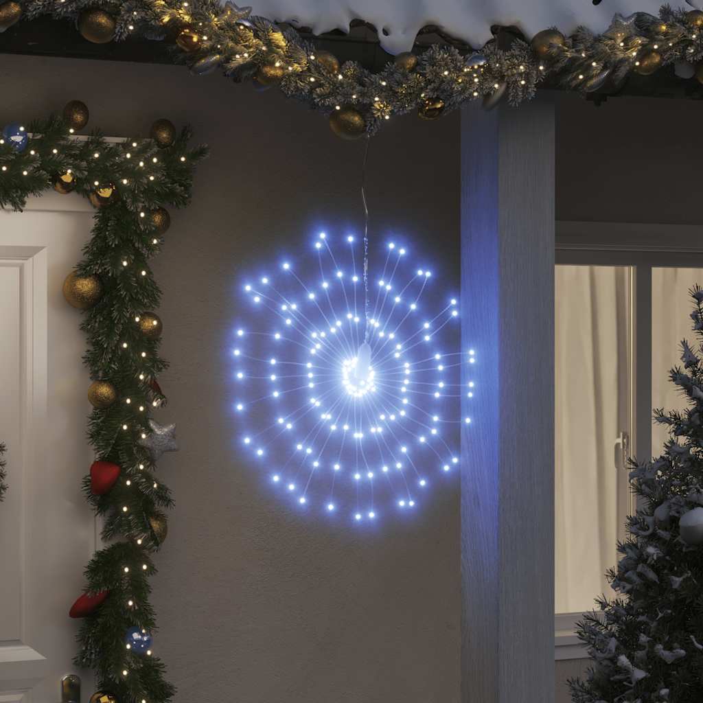 4 db karácsonyi hideg fehér csillagfény 140 db LED 17 cm