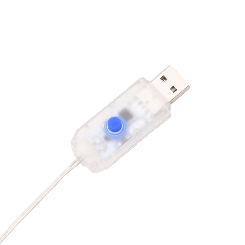 karácsonyi jégcsapfény 200 LED hideg fehér 20 m akril PVC