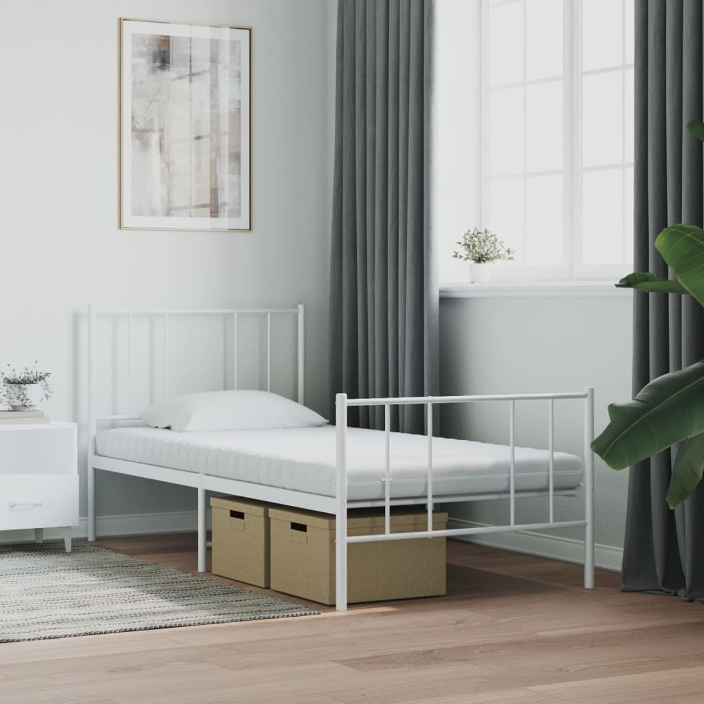 fehér 7 zónás 20 ILD keménységű habmatrac 90 x 190 cm