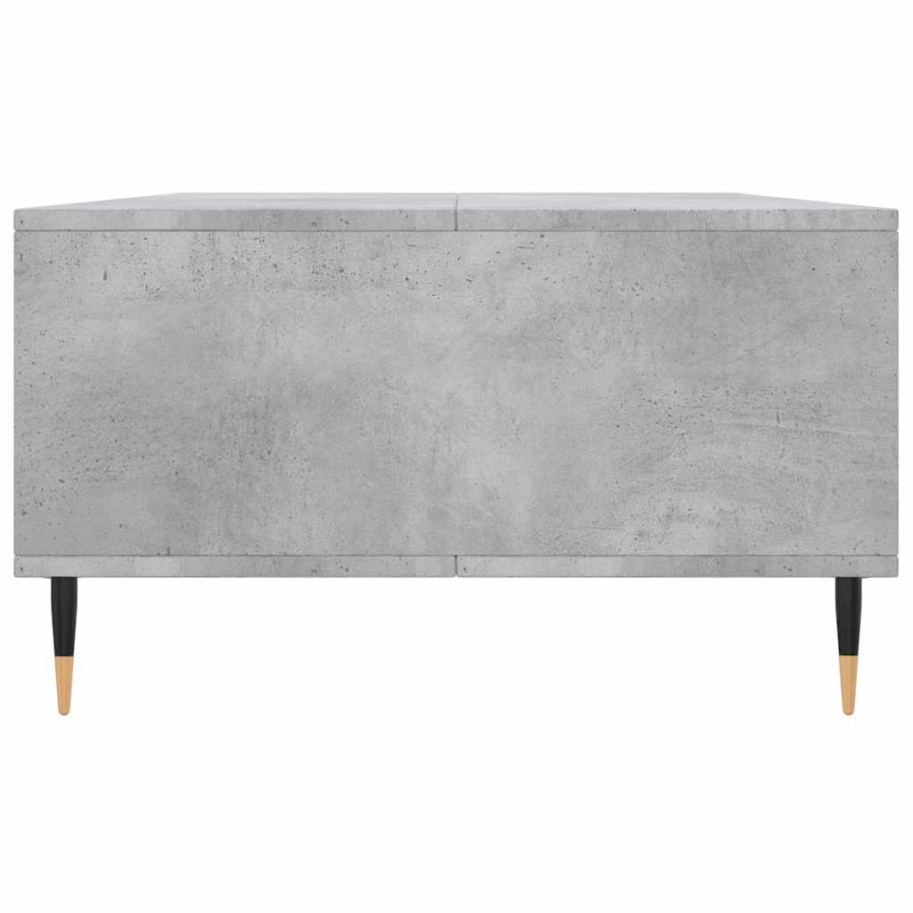 betonszürke szerelt fa dohányzóasztal 104 x 60 x 35 cm