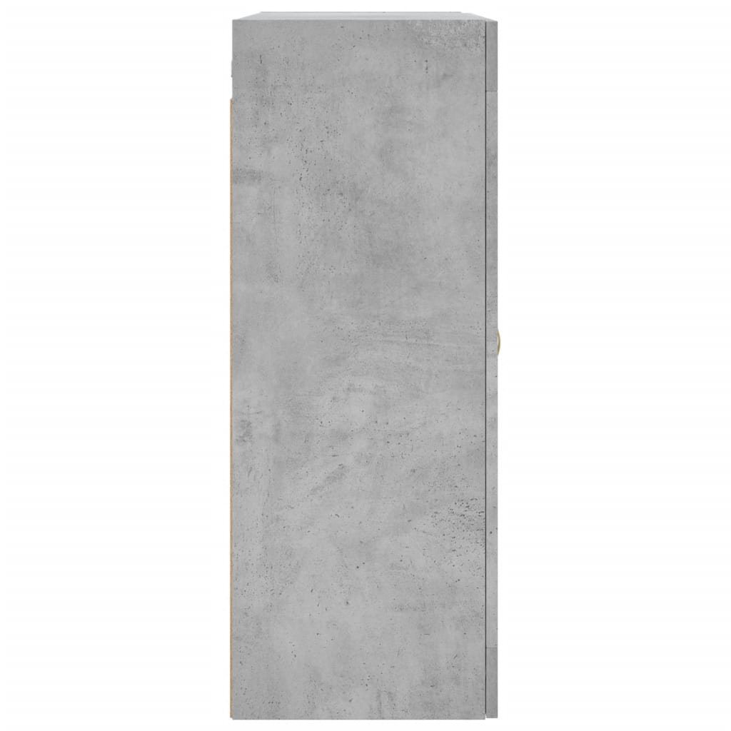 betonszürke fali szekrény 69,5x34x90 cm