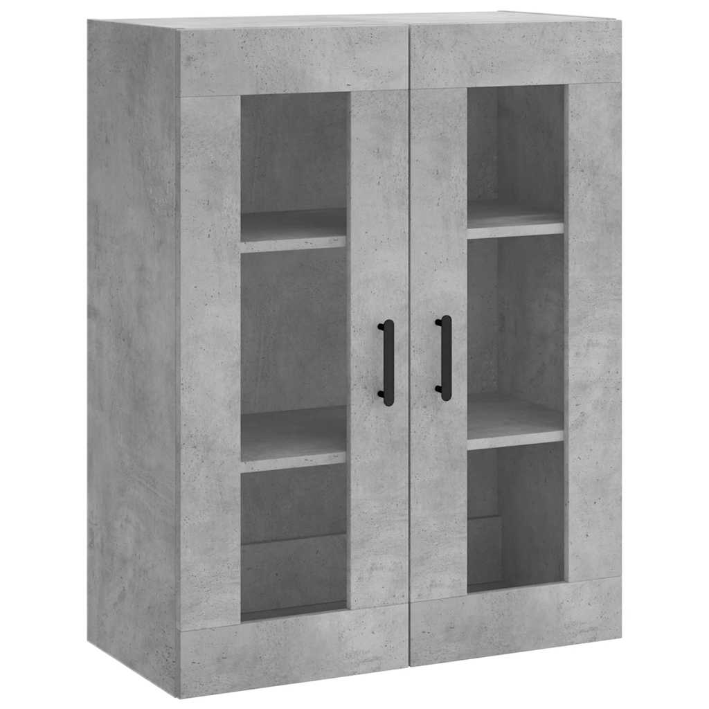 betonszürke fali szekrény 69,5x34x90 cm
