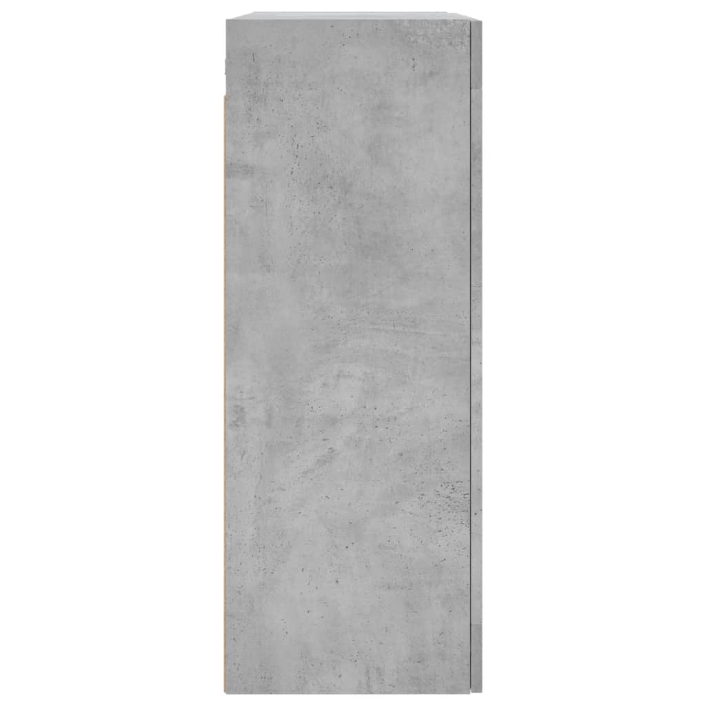 betonszürke fali szekrény 69,5x34x90 cm