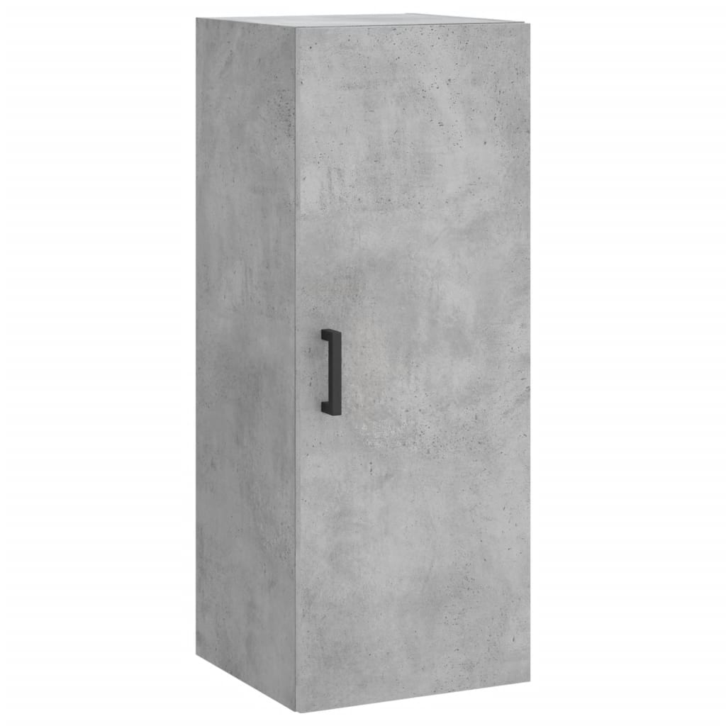 betonszürke fali szekrény 34,5 x 34 x 90 cm