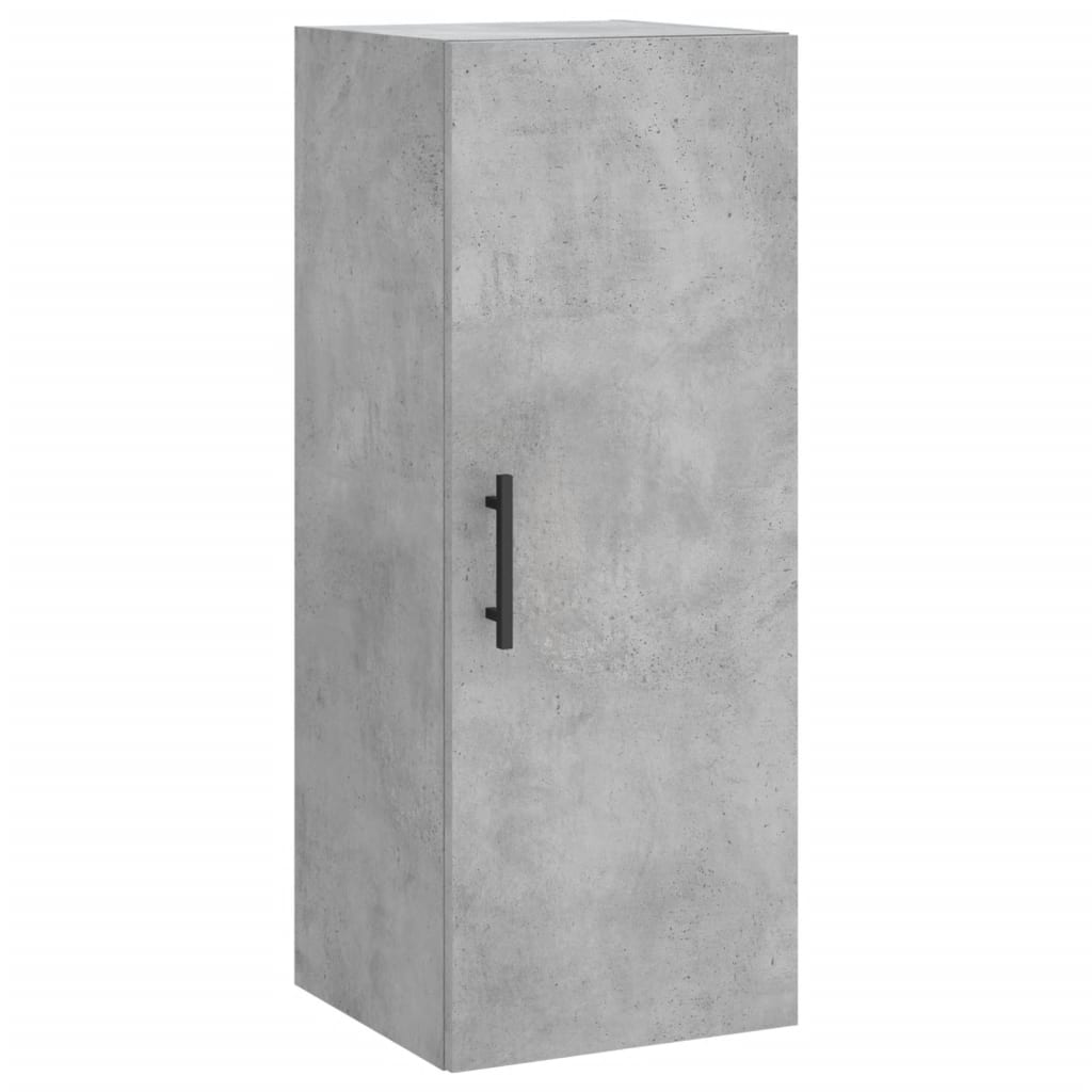 betonszürke fali szekrény 34,5 x 34 x 90 cm